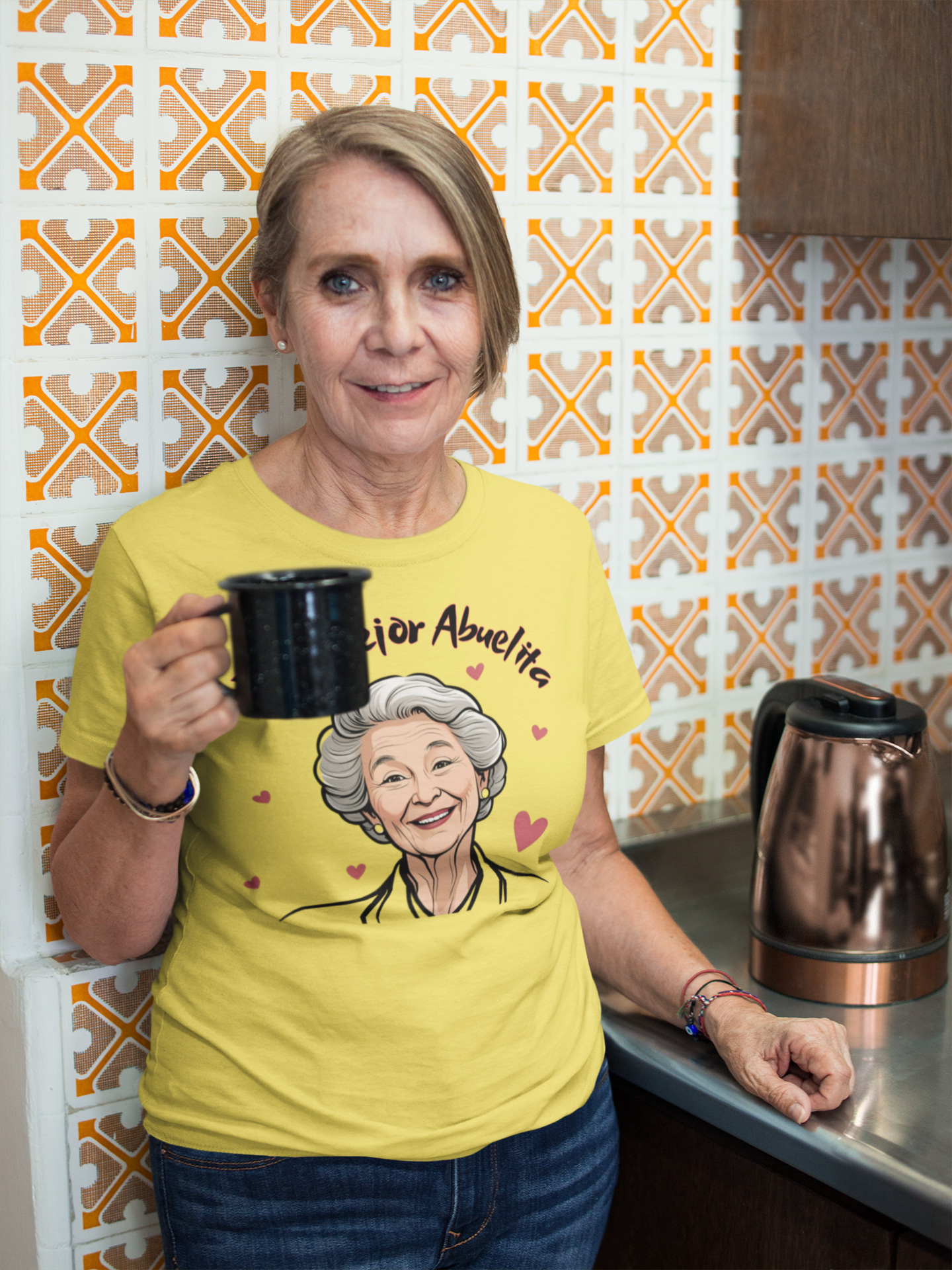 Playera Para Abuelita Diseño Mejor Abuelita