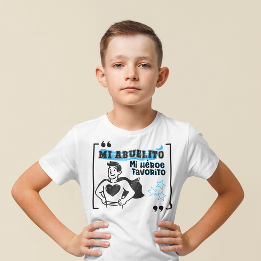 Playera para Niño Diseño Mi heroe Favorito