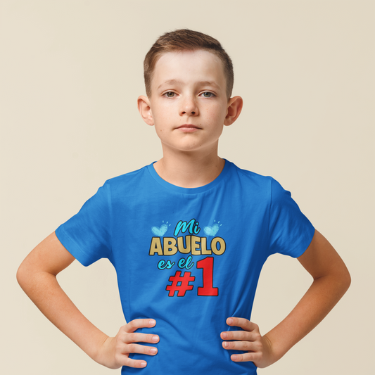 Playera para niño Diseño Abuelo#1