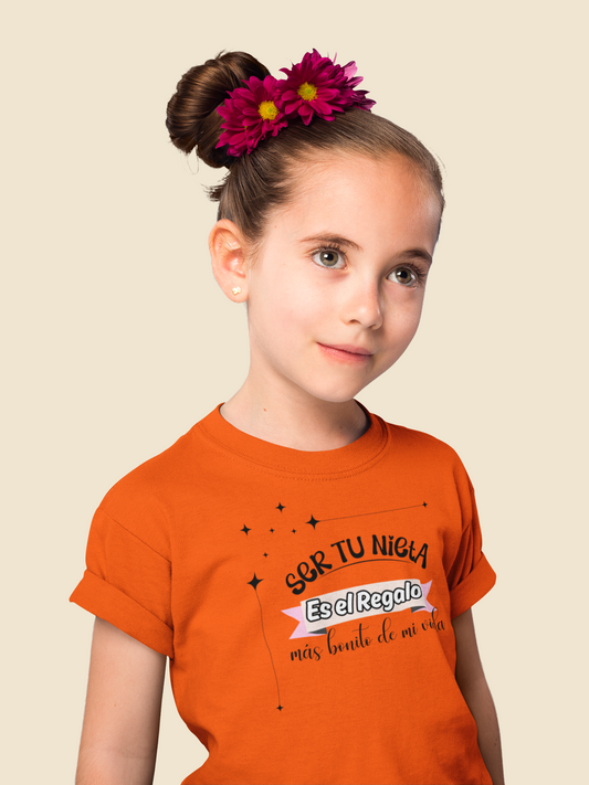 Playera para niños Diseño el mejor regalo